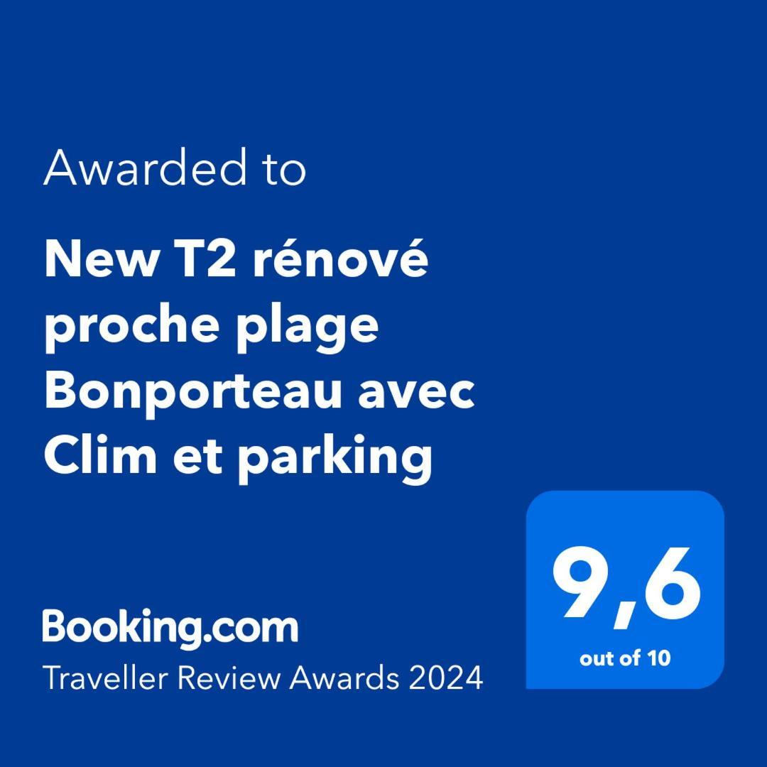 קבלייר-סור-מר T2 Calme Proche Plage Bonporteau Avec Clim Et Parking מראה חיצוני תמונה